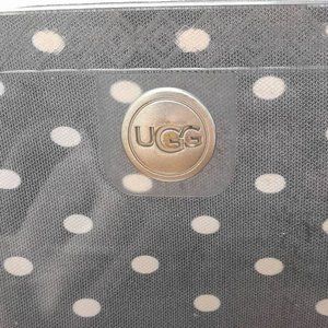Ugg Australia Boots Shaye Rain Rubber Boots Black White Polka Dots